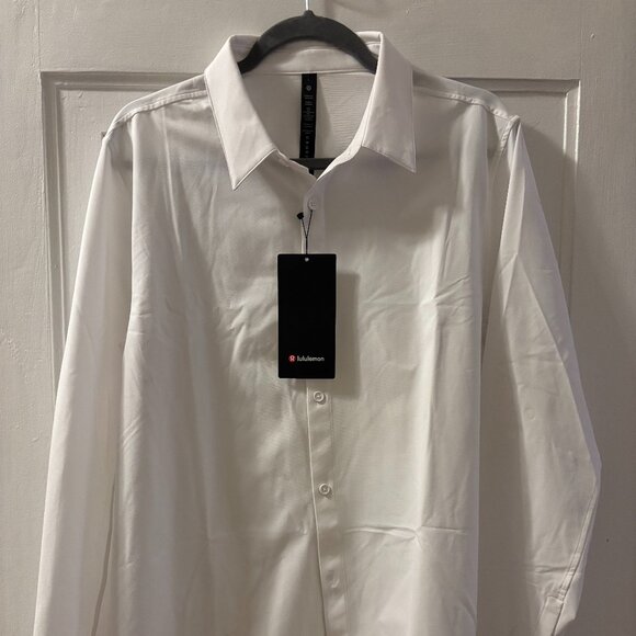 Lululemon New Venture Classic-Fit LS Shirt – White, Large - Picture 1 of 6